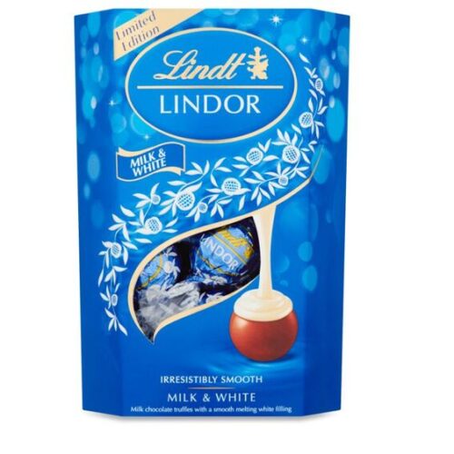 Lindt Lindor Milk And White 200 G 3c Distribution 6718